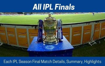 All IPL Finals: Each IPL Final Match Score, Summary, Highlights