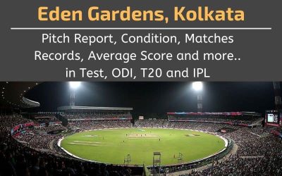 Eden Gardens Pitch Report, Average Score, Records 2024