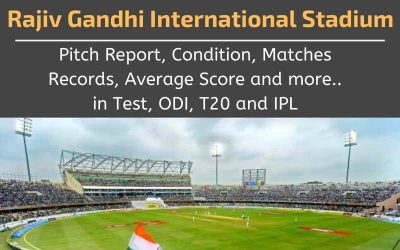 Rajiv Gandhi International Stadium Pitch Report 2024