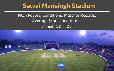 Sawai Mansingh Stadium Pitch Report, Average Score 2024