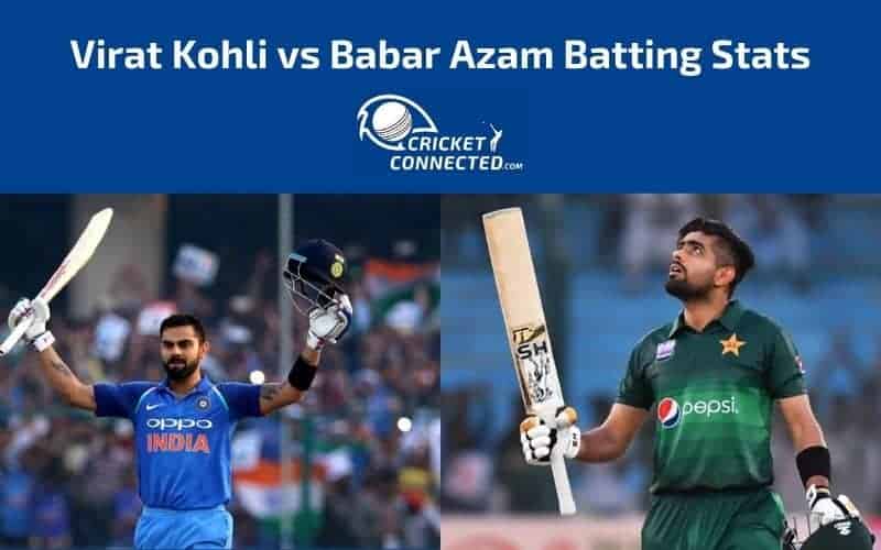 Virat Kohli vs Babar Azam Batting Stats Comparison