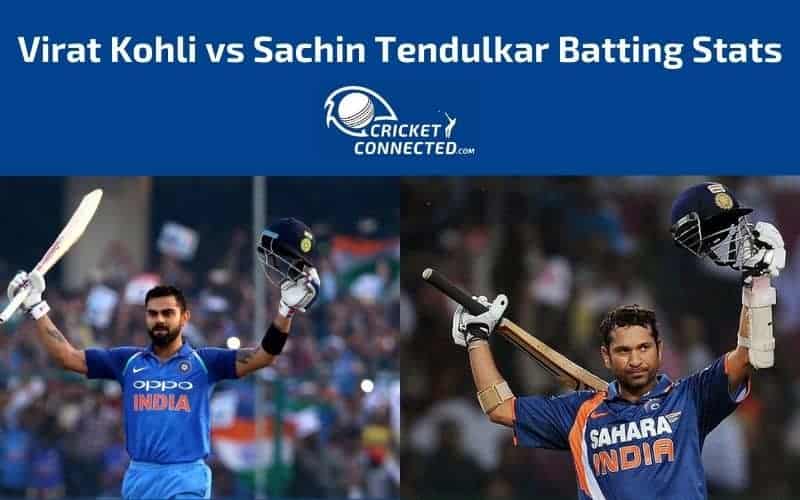Virat Kohli vs Sachin Tendulkar Stats