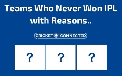 Which Teams Never Won IPL and Why (Know Probable Reasons)